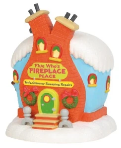 Department 56 Dr. Seuss The Grinch Village Flue Who's Kaminplatz Beleuchtet - Bild 1 von 1
