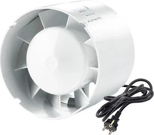 VMC, AERATEUR, EXTRACTUER D'AIR INLINE 150 mm SALLE DE BAIN, CUSINE, WC, BUREAU - Photo 1/6