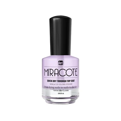 Tratamiento de uñas Duri Miracote 0,61 oz capa superior súper brillante Foto 1 de 3