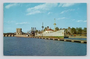 Welland Schiffskanal im Hafen Colborne Ontario Kanada Postkarte - Bild 1 von 2