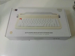 Actto Retro Mini Bluetooth Tastatur (B305) - Weiß - Bild 1 von 4
