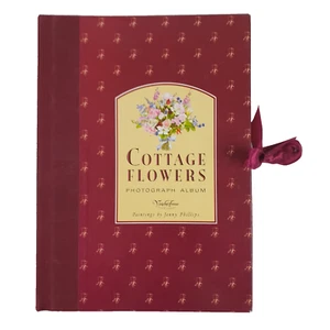 Cottage Flowers Photograph Album By Jenny Phillips, Vintage HC 1991, Illustrated - Picture 1 of 10