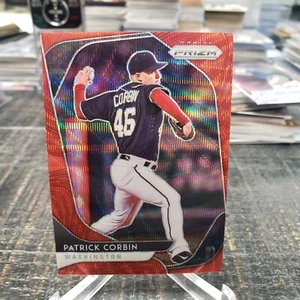 2020 Panini Prizm Red Wave Prizm Patrick Corbin # 187 #ed 80/99 - Picture 1 of 2