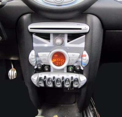 CONSOLE CENTRALE UNION JACK BLACK per MINI COOPER R55 CLUBMAN R60 COUNTRYMAN   - Immagine 1 di 4