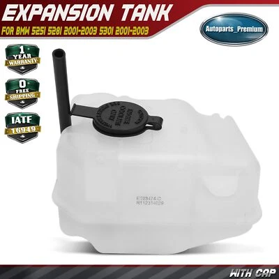 Engine Coolant Expansion Tank w/Cap for Chrysler Sebring Dodge Stratus 2001-2006 - Image 1 of 4