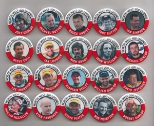NORTH WEST 200 LEGENDS BADGES X20 38mm IN SIZE - Picture 1 of 1