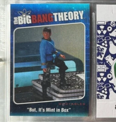 BIG BANG THEORY SEASON 5 CHROME QUOTABLE CHASE CARD QTB-09 2013 CRYPTOZOIC - Image 1 of 3