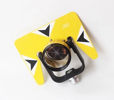 LETER NEW YELLOW SINGLE PRISM FOR TOTAL STATION SURVEYING