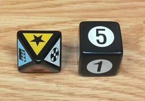 Replacement Dice Rolling Pieces  For Friends Scene it Board Game **READ** - Picture 1 of 2