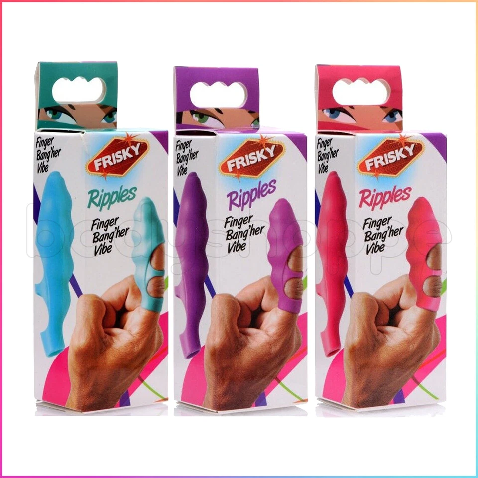 Frisky Ripples Finger Bang Her Vibe Clitoral G-Spot Silicone Discreet Vibrator - Image 1 of 1