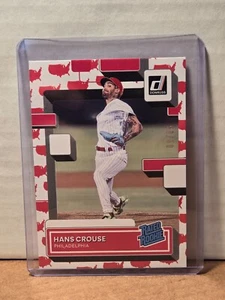 2022 Panini Donruss Rated Rookie Hans Crouse #67 50/50 RARE - Picture 1 of 2