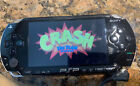 Sony PSP 1000 1001 PlayStation Black OEM Charger - Crash Game - 4GB Memory Card