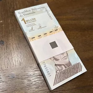 Venezuela 1 Million 1000000 Bolivares 2020 UNC Stempelglanz Konvolut 100 Scheine - Bild 1 von 5