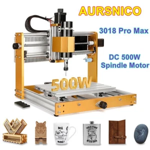 New CNC 3018 Pro Max 500W Router Milling Drill Carving Machine Kit For PCB Wood - Picture 1 of 16