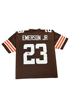 Martin Emerson Jr “MJ” Hand Signed Cleveland Browns Custom Jersey JSA COA