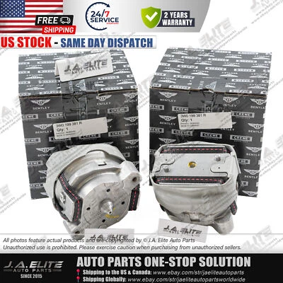 2pcs Genuine Engine Mount fit Bentley Continental GT GTC Flying Spur 3W0199381R - Image 1 of 4