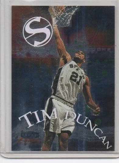 Tim Duncan Fleer INSERT CARD  Spurs   2000 Fleer Focus - Image 1 of 1