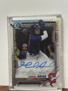 Bowman Chrome 2021 - Mega caja cromada Mojo autógrafos Gabriel Arias (AU, RC) - Imagen 1 de 2