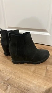 Botas Sorel Mujer 8 Negras Joan of Arctic Wedge II Chelsea - Imagen 1 de 8
