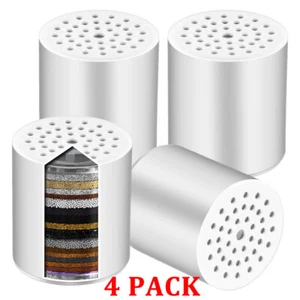 20-Stage Shower Head Filter-4Pack Replaceable Filter Cartridges for Hard Water - Picture 1 of 11