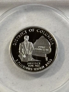 2009-S US Washington Quarter District of Columbia Graded PR 70 DCAM by ANACS - Picture 1 of 4