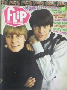 Vintage Flip Teen Magazine from February 1968 featuringMonkees Rascals Beatles - Picture 1 of 2