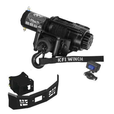 Kit combinado de cabrestante KFI Assualt 2500 lb (M3) para Polaris ACE 570/SP 2015-2019 Foto 1 de 4