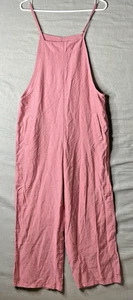 Mono Shein Talla S Rosa Claro Poli Espagueti Correas Bolsillos - Imagen 1 de 11
