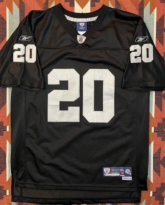 NFL Reebok Oakland Raiders Darren McFadden #20 Camiseta Cosida Juvenil XL Foto 1 de 4