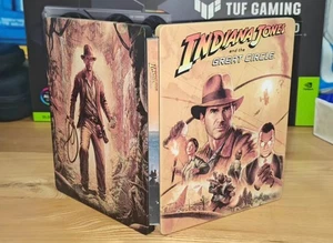 Custom Made Limited Edition Indiana Jones And The Great Circl Steelbook Case New - Bild 1 von 7