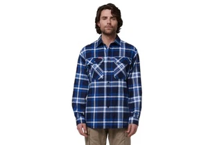 Hard Yakka Core Long Sleeve Check Flannel Shirt Mens - WorkWearZone - Picture 1 of 24