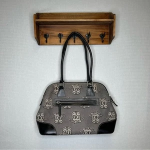 Dooney & Bourke | Bolso de Hombro Gris y Negro Vintage Cremallera - Imagen 1 de 11