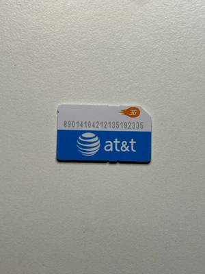 SIM Card For Apple iPhone 1st Generation 2G - Used Vintage AT&T Reader A1203 - Image 1 of 4