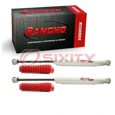 2 pc Rancho RS5000X Rear Shock Absorbers for 1983-2011 Ford Ranger Spring fj - Image 1 of 4