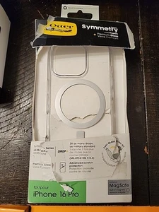 Otterbox IPHONE 16 PRO Symmetry CLEAR CASE Premium Glass MagSafe Ultra Slim OPEN - Picture 1 of 3