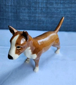 Vintage Goebel W. Germany Porcelain Bull Terrier Figurine 3.25” Tall #30634 1972 - Picture 1 of 9