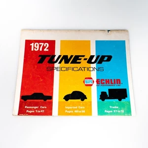 Vintage 1972 Tune Up Specifications Charts Guide 1958 bis 1973 NAPA Echlin - Bild 1 von 6