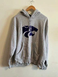 Nike K-State Wildcats Hoodie Men’s Size Medium Grey - Picture 1 of 6