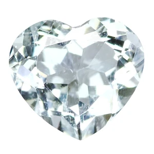 2.78 Ct Sensational Perfect Pear 9.7 x 9.2 MM White Brazil Natural Aquamarine - Picture 1 of 5