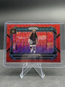 2023 Panini Prizm WWE - Solo Sikoa #16 Ruby Wave Prizm - Picture 1 of 2