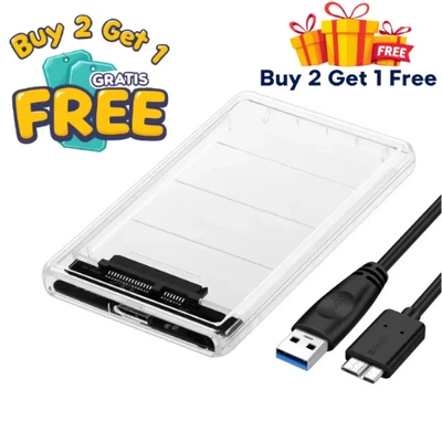 USB 3.0 - 3.0 Festplattengehäuse Externes Gehäuse Festplatte 2.5 - SATA SSD HDD - Bild 1 von 4