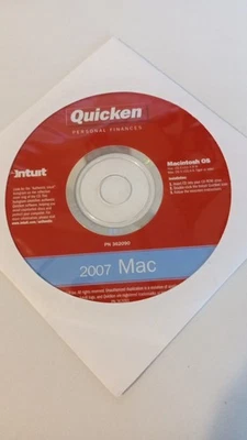 Quicken 2007 for Mac Apple Macintosh Intuit Personal Finance Software - Image 1 of 2
