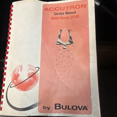 Accutron 218 Service Manual  - Image 1 of 4