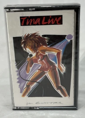 Tina Turner Live In Europe cassette tape 1 Capitol 1988 NEW SEALED NOS - Image 1 of 4