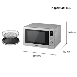 Panasonic NN-CD88QSEPG Kombi-Mikrowelle mit Heißluft, Grill und Air Fry Funktion - Bild 1 von 1