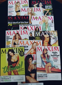 Maxim Magazines - Lot Of 12 - 2012 thru 2013 - JWOWW, Topanga - Bild 1 von 18