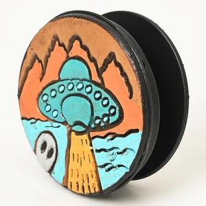 AD American Darling Hand Tooled Painted Floral Popsockets for Phone Grip Stand - Picture 1 of 4