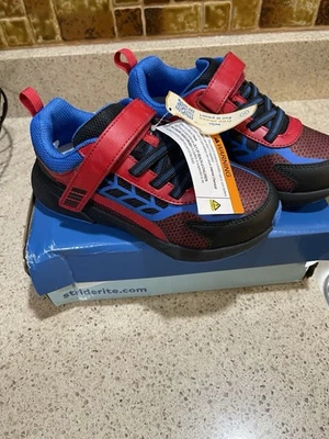 Stride Rite 13xw Equilibrium Adapt Negro Rojo Spiderman Color Way Zapatos Nuevos Foto 1 de 4