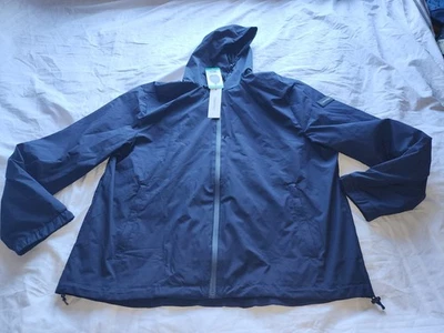 Chaqueta cortavientos con capucha Calvin Klein para hombre azul marino talla grande ¡¡NUEVA CON ETIQUETAS!!! Foto 1 de 4