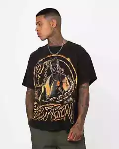 Goat Crew X Mortal Kombat Scorpion Vintage T-Shirt Black SMALL NEW WITH TAGS - Picture 1 of 2